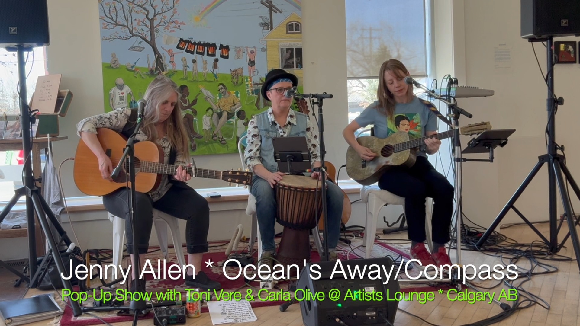 This video features a song of the incomparable @jenny.allen.902 at a pop-up show in Calgary a few weeks ago... such a privalege to play alongside this talent!  Killer Musician and truly thoughtful and skillful Songwriter.  Check out this video of @tonivere and I trying our best to back up Jenny on 'Ocean's Away'... Enjoy!
Check out Jenny's music: https://www.jennyallen.ca/

#songwriters #originalmusic #coolfriends