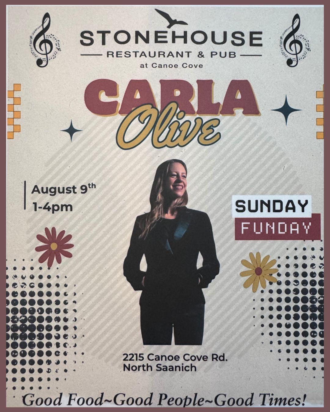 SUNDAY FUNDAY is Calling! 

Come hang out on the patio @stonehouserestaurantandpub this Sunday, August 9th * 1-4PM and join me for an afternoon of live music!  I’ll be performing solo - all your favourite folk / pop / rock tunes, the kind you can’t help but sing along to! 

#livemusic #Sunday #patio #victoriabc